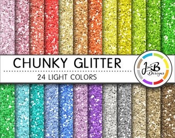 Glitter Digital Paper, Glitter Paper, Scrapbook Paper, Chunky Glitter, Glitter, Glitter Texture, Glitter Digital, Glitter Background, Light