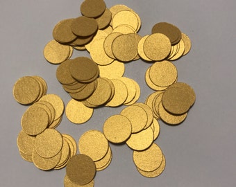 Gold Confetti, Gold Birthday Decorations, Gold Dots, Gold Baby Shower Decoration, Gold Party Decor, Gold Party Supplies, Gold Wedding Decor