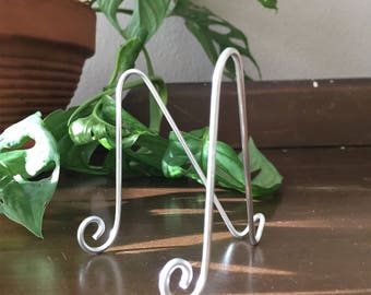 45 pk Large SILVER Mini Holders Easel Table Number Holder Display Place Card Wedding Table Holder