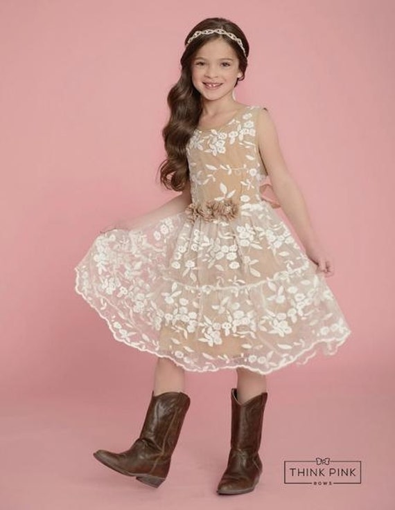 Flower Girl dress lace flower girl dress girls lace dress