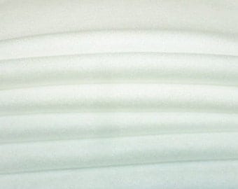 White Felt, Wool Felt Sheets, Bright White Wool Felt, Merino Blend Wool, Craft Felt, 12 X 18