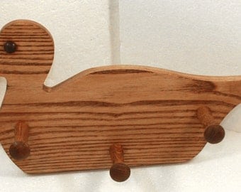 Duck Peg Rack for coats, leashes, or anything you can hang on a peg