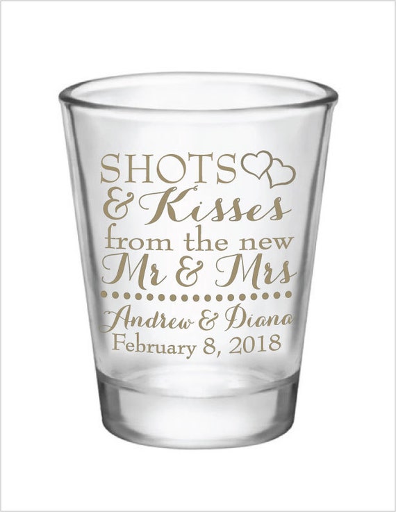 Wedding Favors Shot Glasses 1.5oz Glass Shot Glasses Shots and