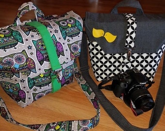 New-Camera bag-Digital SLR camera bag-Dslr camera case-purse-womens camera bag- Diamond Eye