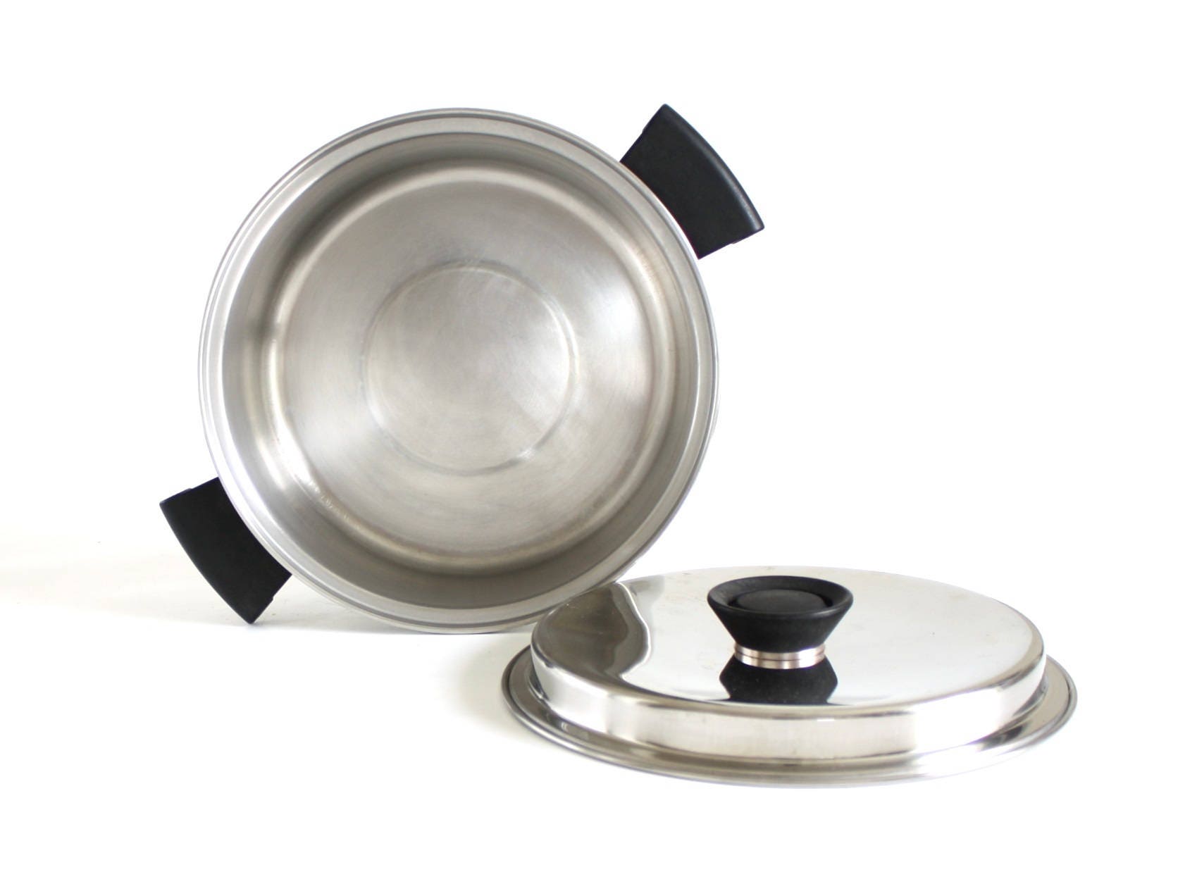 Duncan Hines Cookware Dutch Oven Pan 3 ply Stainless Steel