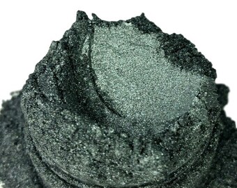 Cirroc Grey Gray Mineral Eye Shadow Vegan Natural Mineral Mica 10g Sifter Jar Smokey Eyes