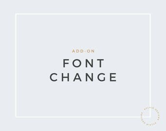 Font Change