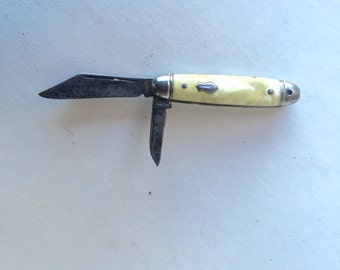 Pocket Knife, Faux Mother of Pearl Handle, Two Blade