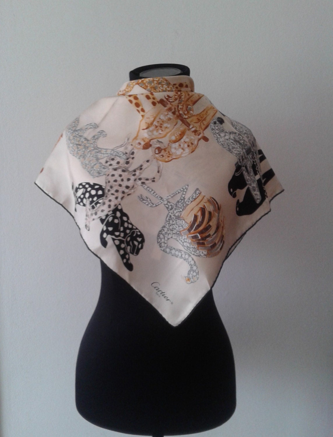 cartier scarf silk