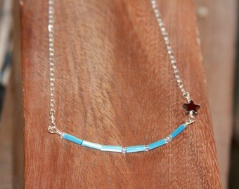 Custom Morse Code Necklace, Best Friend Gift, Personalized Name Morse Code Necklace in 14/20 Gold-fill or Sterling Silver BFF gift