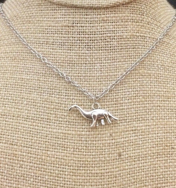 Silver-dinosaur-brontosaurus-surgical-steel-charm-pendant-neck