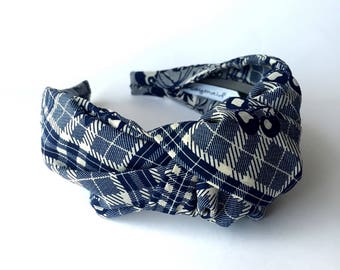 Fabric Headbands for Women bandana silk Japanese by jerseymaid