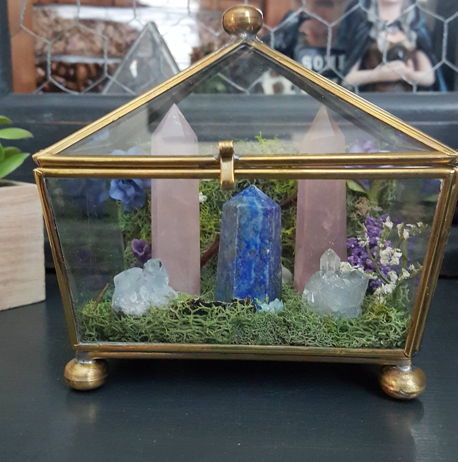 Crystal Terrarium Healing Crystals Terrarium Kit Glass