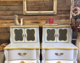 French Provincial Nightstands Set