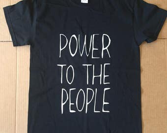 all power to the people t shirt