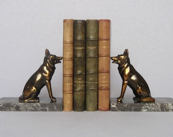 Fabulous Pair of Vintage French Spelter Bookends, in superb condition