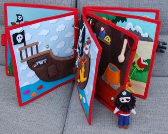 Pirate book - Complete quiet book PATTERN & TUTORIAL