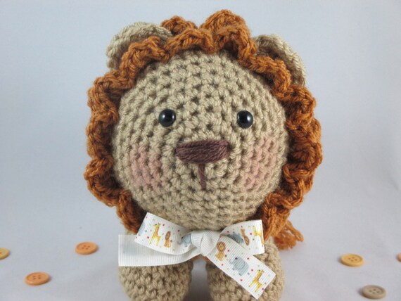 Amigurumi Lion Crochet Lion Plush Crochet Stuffed Lion