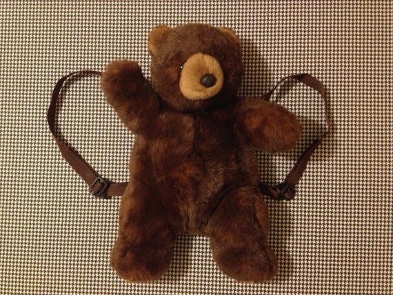 teddy bear plush backpack