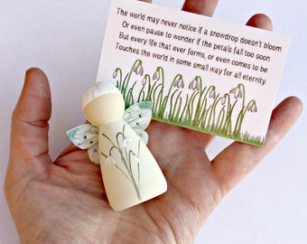 Snowdrop Fairies - Miscarriage gift - Baby loss memorial - Sleeping Angel Gift - Bereaved mum gift - Bereavement Gift - Sympathy Gift