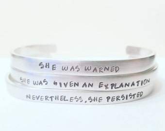 Nevertheless she persisted