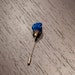 Royal Blue Men's Lapel Stick Pin / Elegant Handcrafted