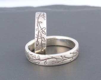 unusual wedding rings sterling silver ring artisan jewelry nature jewelry handmade ring made to order wedding - Unusual Wedding Rings unusual wedding rings sterling silver ring artisan jewelry nature jewelry handmade ring made to order wedding - Unusual Wedding Rings