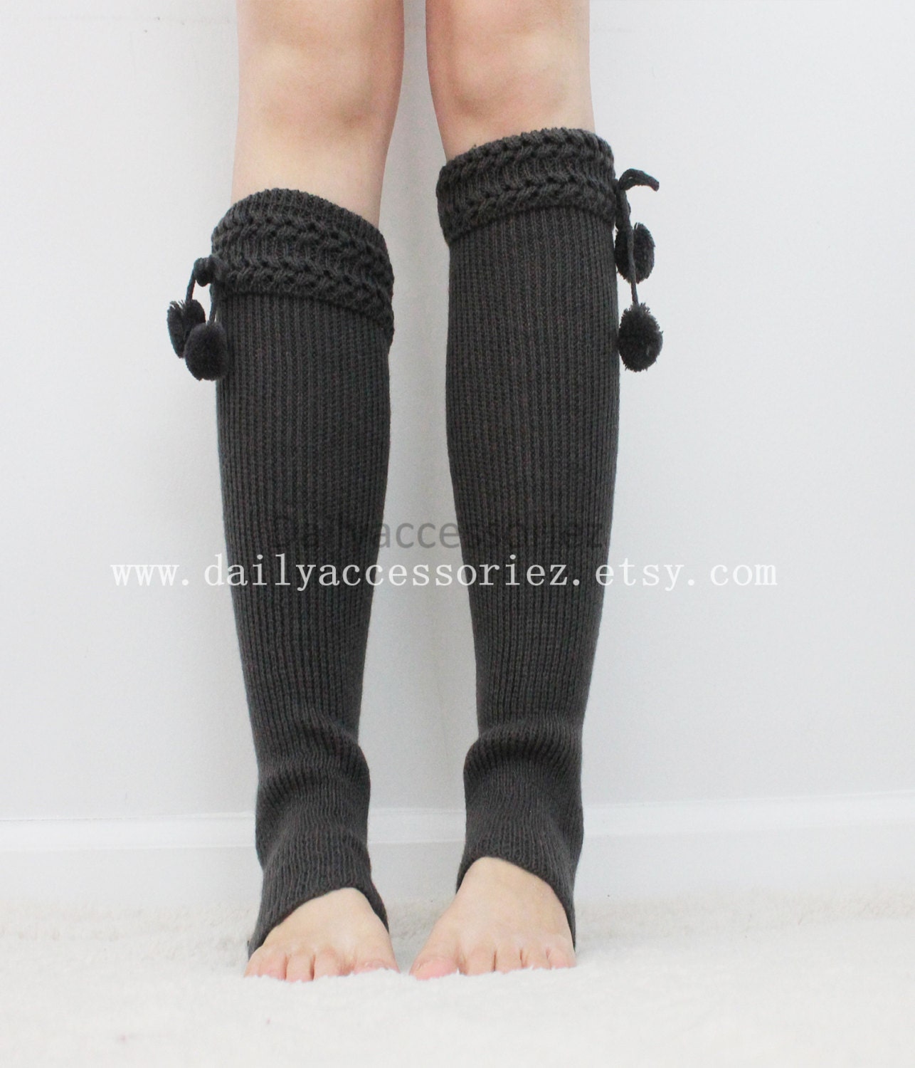 heather gray womens leg warmers knit leg warmers leg warmers