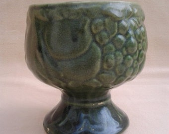 Pedestal Planter Ceramic Green French Urn Spring Decor Florists Vase Pedestal Planter Ceramic Green French Urn Spring Decor Florists Vase