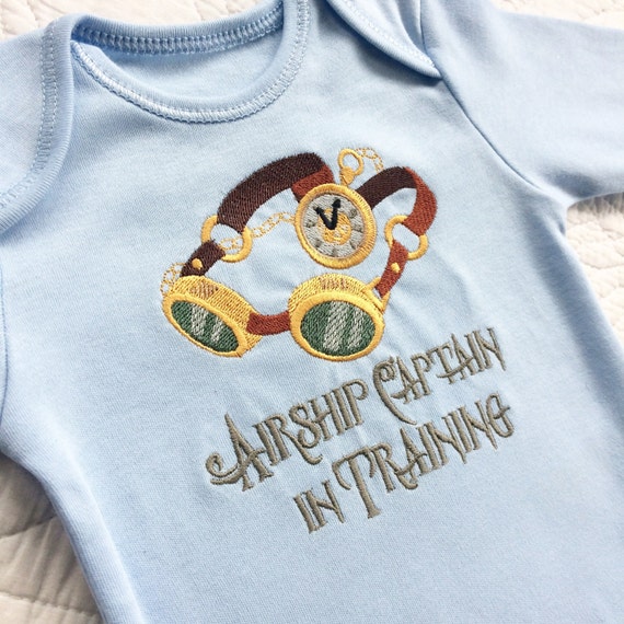 Airship Captain in Training Steampunk gothic baby onesie vest by Jellibabies1 steampunk buy now online Airship Captain in Training Steampunk gothic baby onesie vest by Jellibabies1 steampunk buy now online