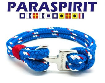 Paraspirit "CRUISER" Nautical Rope Bracelet with Stainless Steel Anchor Clasp