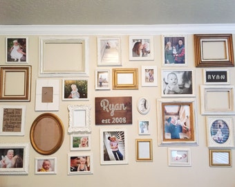 Gallery Wall Frames Set gallery wall decor wooden frame set rustic gallery wall Gallery Wall Frames Set gallery wall decor wooden frame set rustic gallery wall