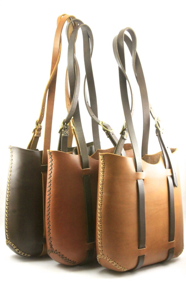 LARGE LEATHER TOTE bag handmade leather tote hand sewn