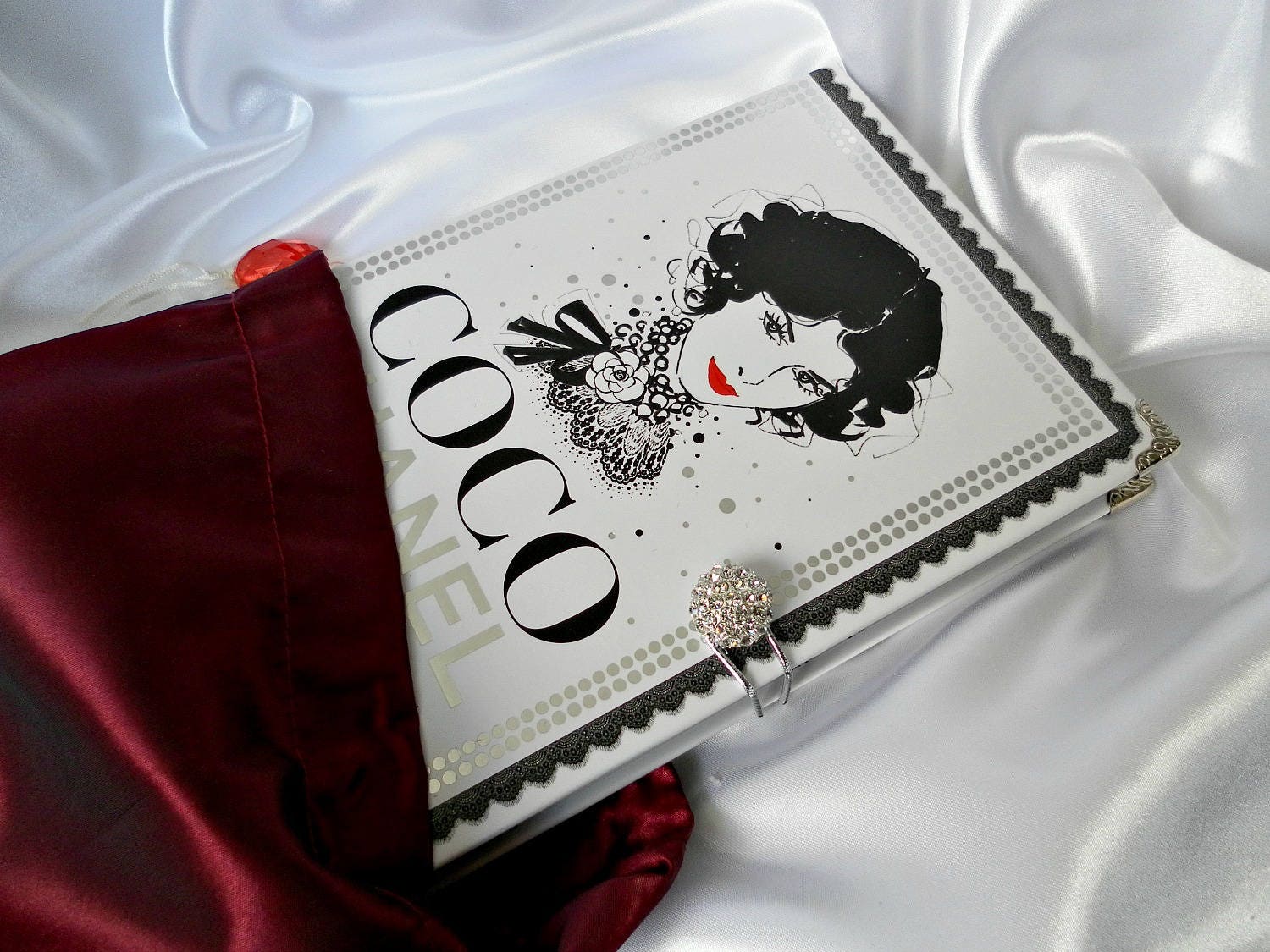 chanel book clutch