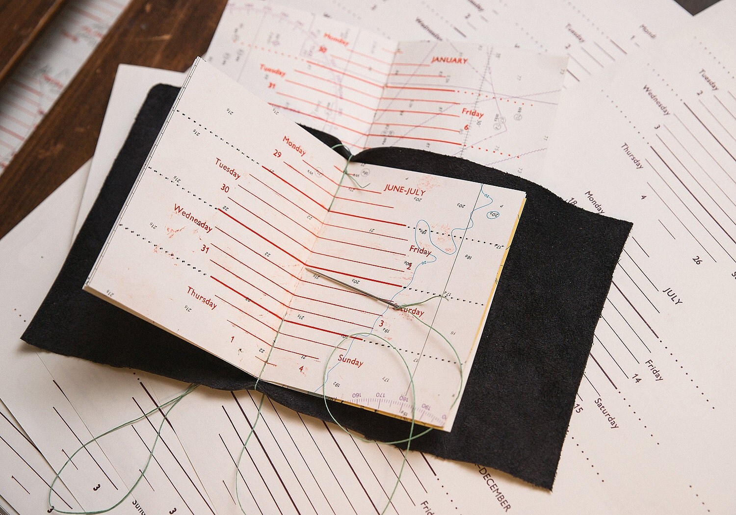 2017 Purgatory Pie Press datebook, in progress 2017 Purgatory Pie Press datebook, in progress