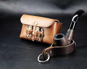 Steampunk Pouch - Leather Pouch - Leather Belt Pocket - sold individually