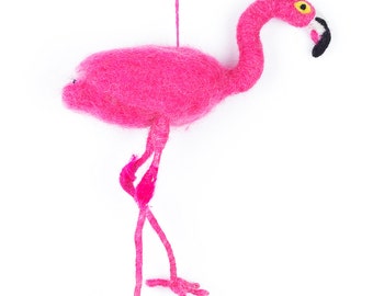 Items similar to Seahorse Flamingo Handmade garden art beach sculpture ...