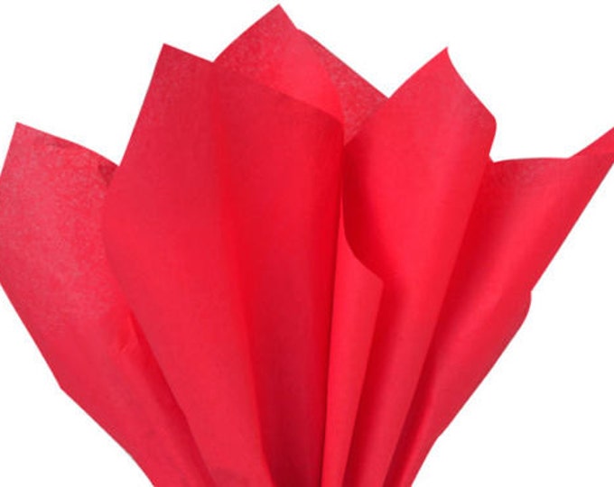 Red Tissue Paper 480 Large Sheets