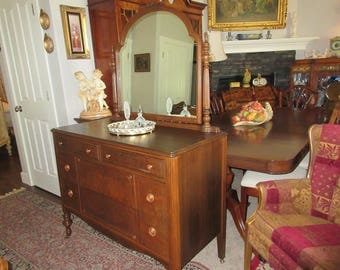 ANTIQUE DRESSER with MIRROR