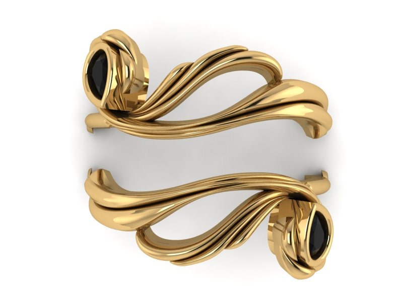 Ring guard enhancer Black Diamond ring enhancer Teardrop