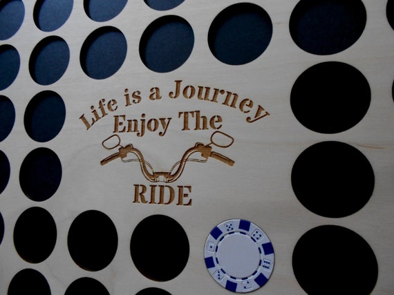 Poker chip frame display