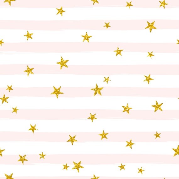 Vinyl photography backdrops gold stars with pink stripes