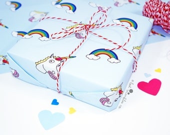 Unicorn Gift Wrap ∙ Wrapping Paper ∙ Birthday Gift Wrap ∙ Present Wrapping ∙ Bff Giftwrap ∙ Funny Wrapping Paper ∙ Unicorn Wrapping Paper