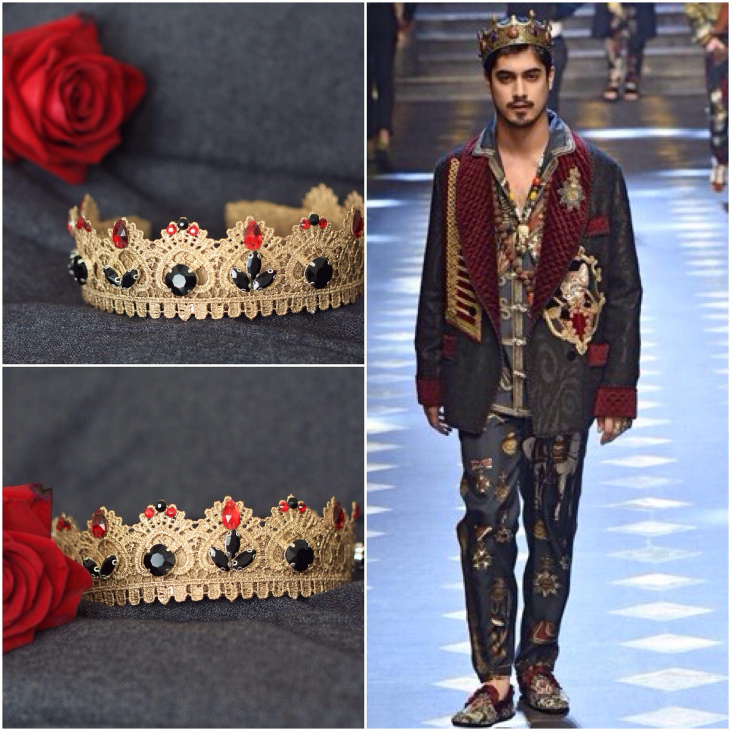 gold male crown king crown for sale game of throne costume