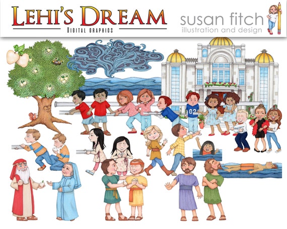 Lehi's Dream digital clip art