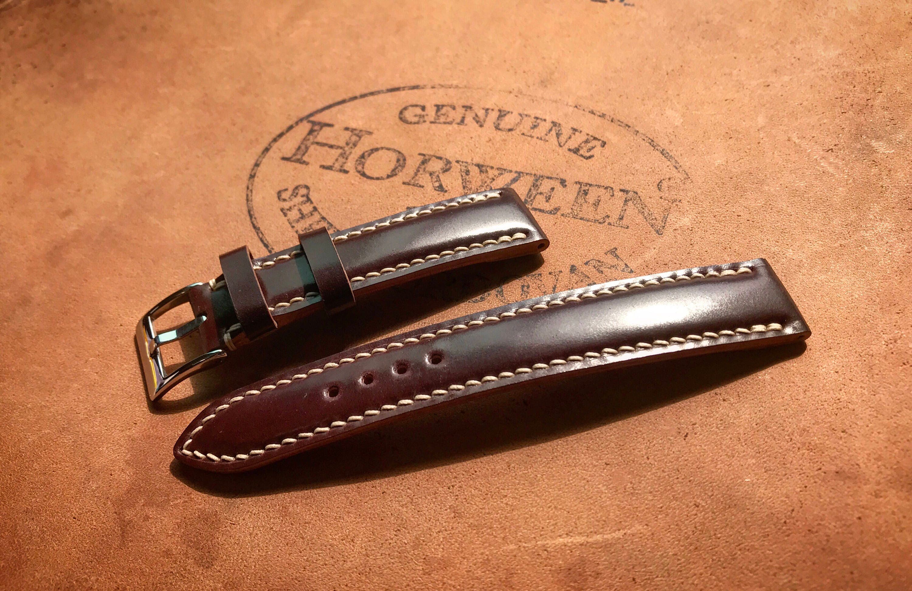 shell cordovan strap