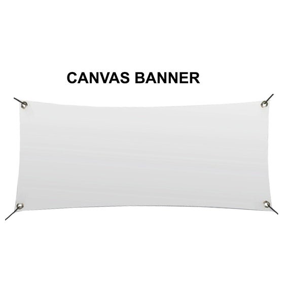 3 x 5 Blank Canvas Banner