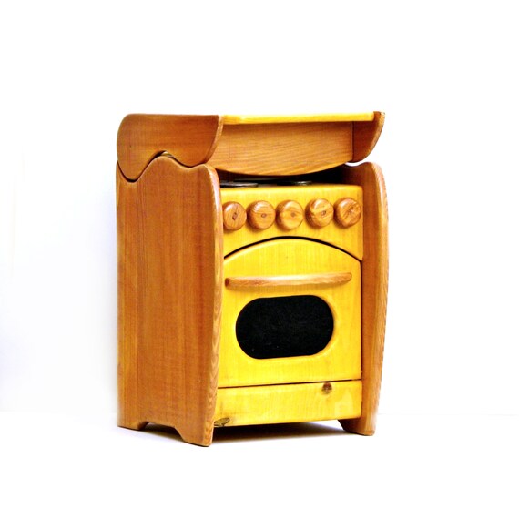 Farbige holz spiel küche ofen mit holz gemalt küche mit