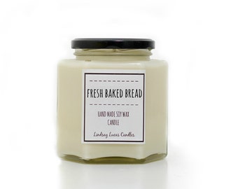 Fresh bread Scented Candle, Bakery Scented Candle, Foody Scented Candle, Scented Candle, Food Candles, Candle, Bread Candles, Candles, Vegan
