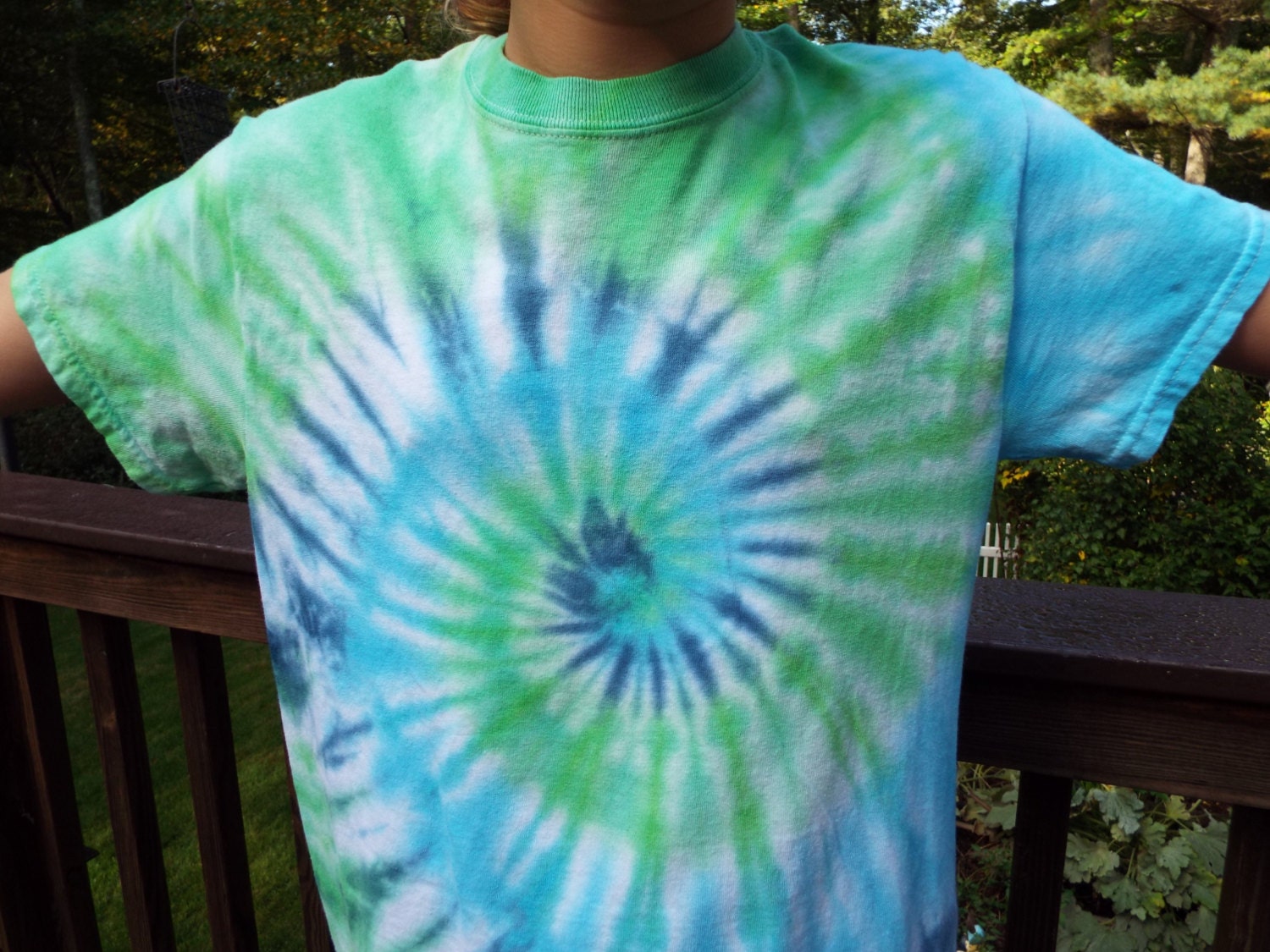 swirl tie dye t shirt